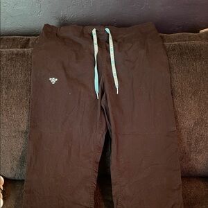 Black Med Couture Scrubs Bottoms